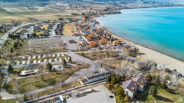 2176 S Bear Blvd, Garden City, UT 84028 - birds eye view of property featuring a water view