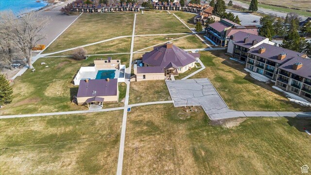 2176 S Bear Blvd, Garden City, UT 84028 - drone / aerial view featuring a water view