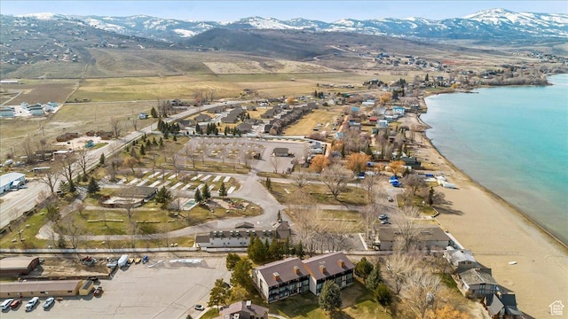 2176 S Bear Blvd, Garden City, UT 84028 - birds eye view of property featuring a water and mountain view
