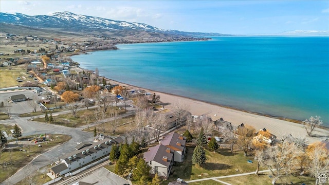 2176 S Bear Blvd, Garden City, UT 84028 - birds eye view of property featuring a water and mountain view