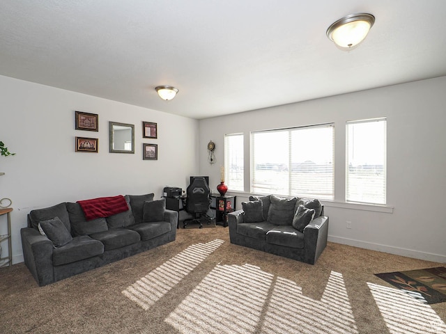 8092 W Rock Creek Cove Ln, Eagle Mountain, UT 84005 - carpeted living room featuring a wealth of natural light