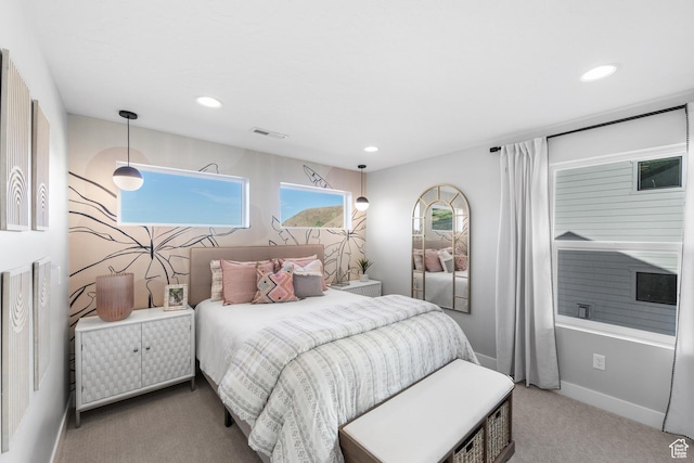 1026 W Chokecherry Dr Unit 135, Mapleton, UT 84664 - bedroom featuring carpet and recessed lighting