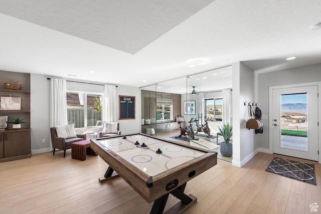 1026 W Chokecherry Dr Unit 135, Mapleton, UT 84664 - rec room with light wood-style floors and recessed lighting