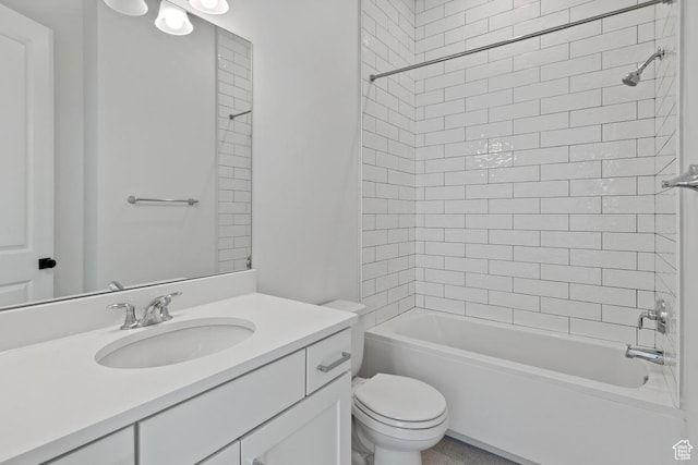 5648 S Adobe Sun Dr, St George, UT 84790 - full bathroom with toilet, vanity, and  shower combination