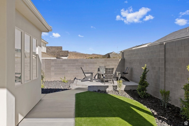 1624 W Chandler Dr, St George, UT 84770 - fenced backyard featuring a patio