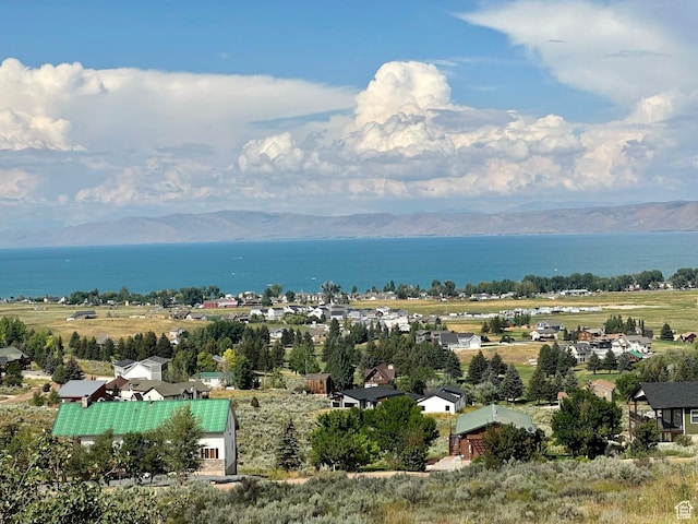 2947 S Chukar Dr, Garden City, UT 84028 - bird's eye view of a water and mountain view