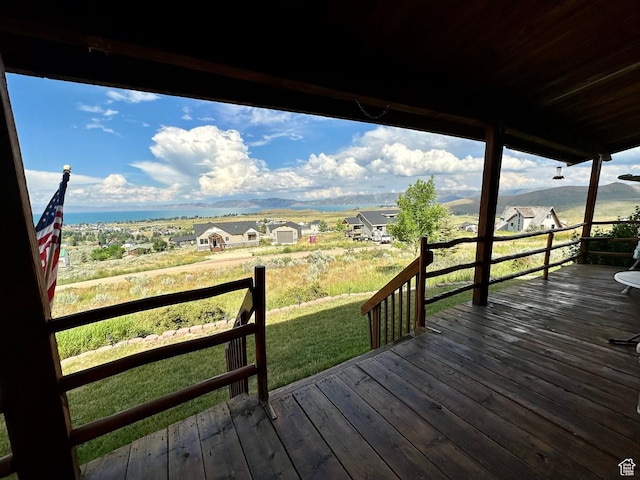 2947 S Chukar Dr, Garden City, UT 84028 - deck with a yard