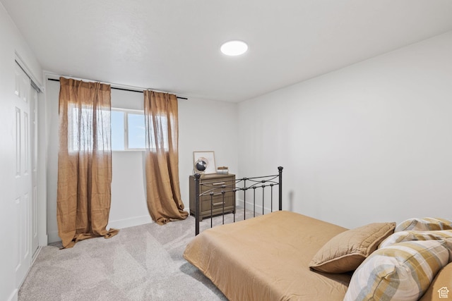 205 S Highland Dr, Santaquin, UT 84655 - bedroom featuring a closet, baseboards, and carpet flooring