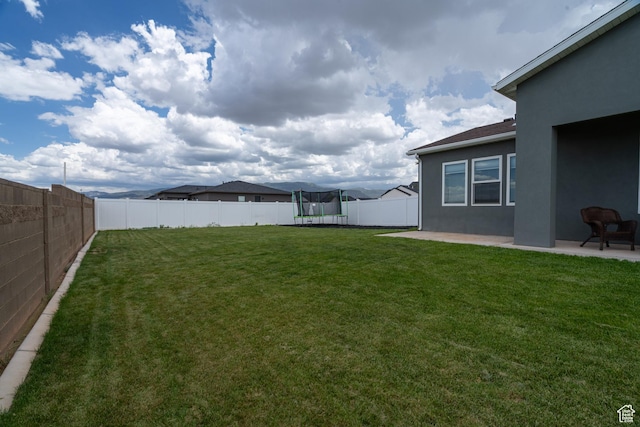 2522 W 5190 N, Cedar City, UT 84721 - view of yard with a trampoline and a patio area