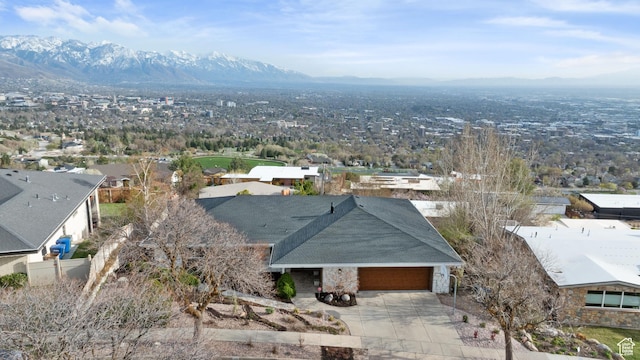 816 E 16th Ave, Salt Lake City, UT 84103 - drone / aerial view featuring a mountain view