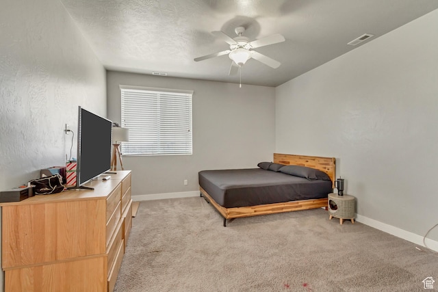 9452 S Alane Hollow Rd W, West Jordan, UT 84081 - bedroom with visible vents, light colored carpet, and baseboards