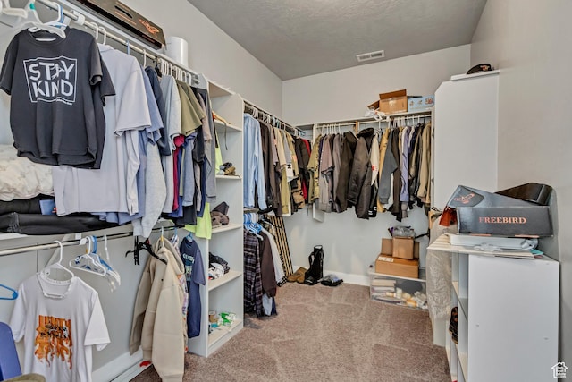 9452 S Alane Hollow Rd W, West Jordan, UT 84081 - walk in closet featuring visible vents and carpet
