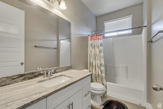 9452 S Alane Hollow Rd W, West Jordan, UT 84081 - bathroom featuring shower / bath combo, toilet, and vanity