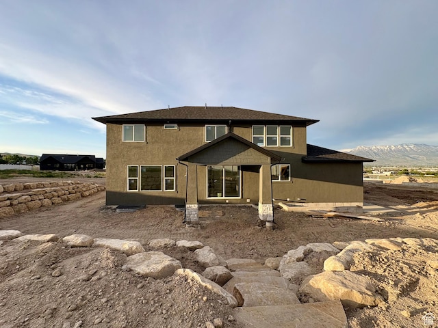 341 N Barlow Ct, Saratoga Springs, UT 84045 - rear view of property featuring a mountain view