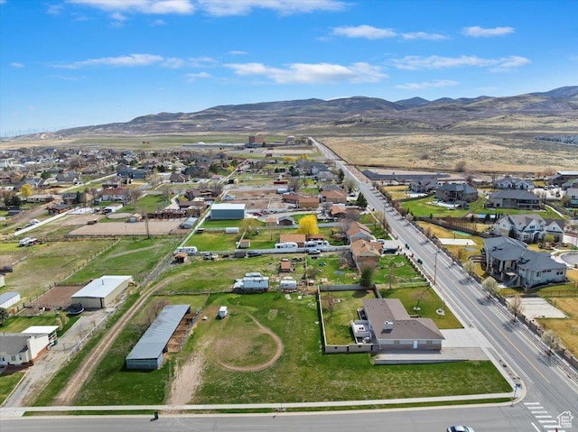 14883 S 3200 W, Bluffdale, UT 84065 - drone / aerial view with a residential view and a mountain view