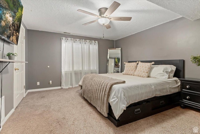 14883 S 3200 W, Bluffdale, UT 84065 - bedroom featuring a textured ceiling, light colored carpet, and baseboards