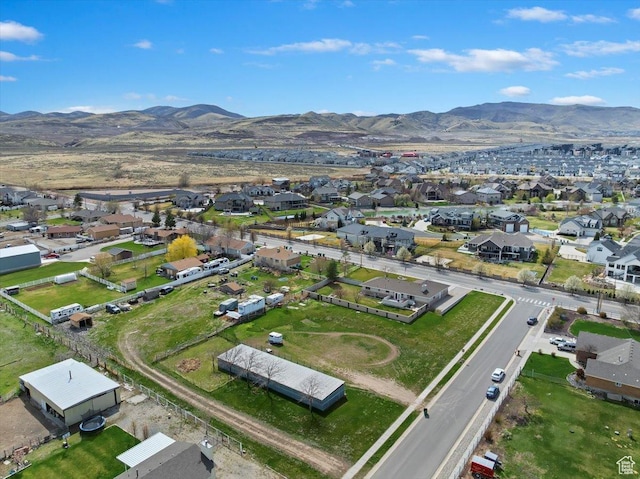 14883 S 3200 W, Bluffdale, UT 84065 - bird's eye view featuring a residential view and a mountain view