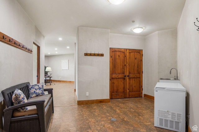 10129 N Basin Canyon Rd, Park City, UT 84098 - entrance foyer featuring baseboards and recessed lighting