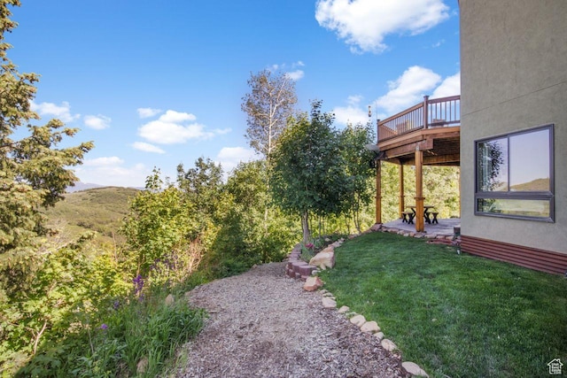 10129 N Basin Canyon Rd, Park City, UT 84098 - view of yard with a patio area