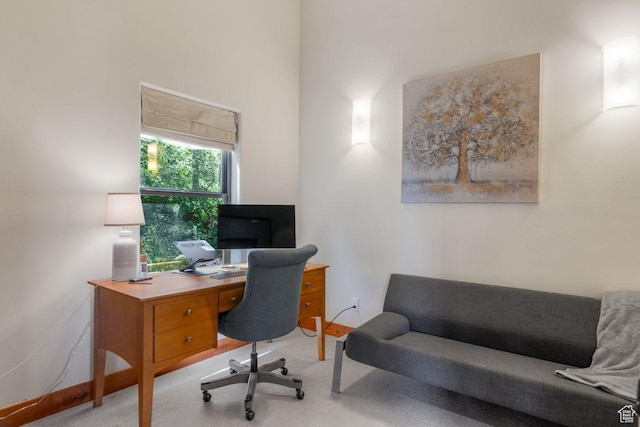 10129 N Basin Canyon Rd, Park City, UT 84098 - office area with carpet flooring