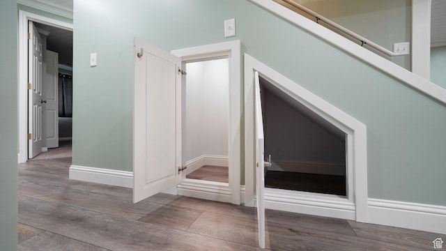 interior details featuring wood finished floors