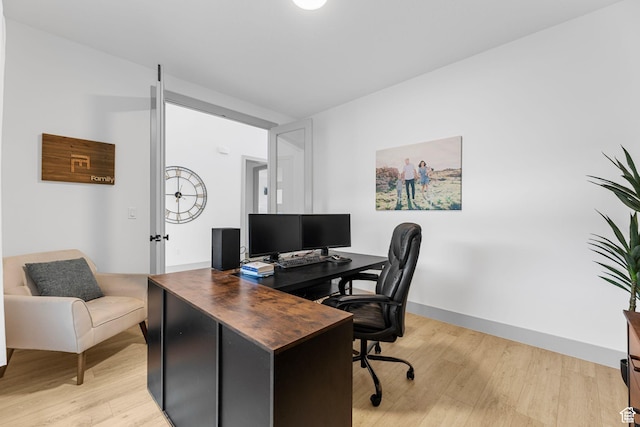 3248 S Forest Ave, Saratoga Springs, UT 84045 - office area with light wood-style flooring