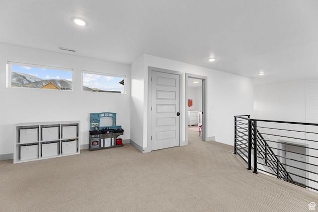 3248 S Forest Ave, Saratoga Springs, UT 84045 - interior space featuring recessed lighting, carpet, and visible vents