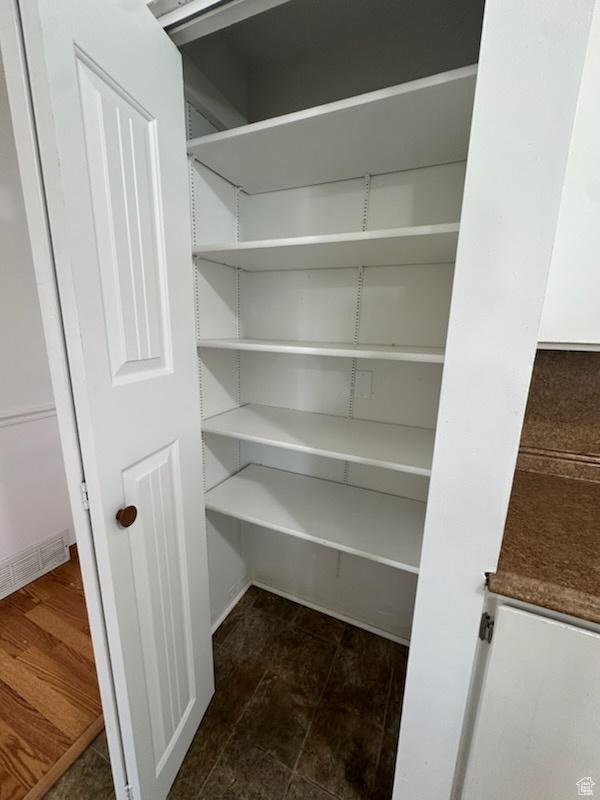 pantry featuring visible vents