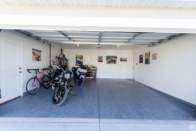 3048 S 400 W, Nibley, UT 84321 - garage with baseboards