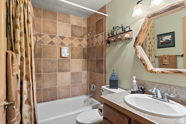 17 Wedge Way, Garden City, UT 84028 - full bathroom featuring vanity, toilet, and shower / bath combination with curtain