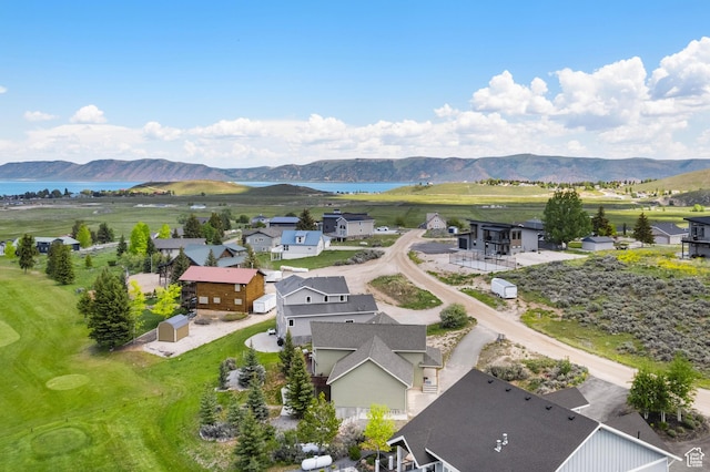 17 Wedge Way, Garden City, UT 84028 - aerial perspective of suburban area with a water and mountain view