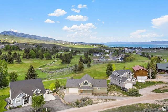 17 Wedge Way, Garden City, UT 84028 - aerial view of property and surrounding area featuring a water and mountain view