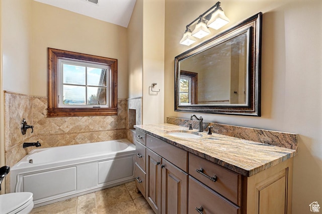 2499 River Meadows Ln, Midway, UT 84049 - bathroom with a bath and vanity