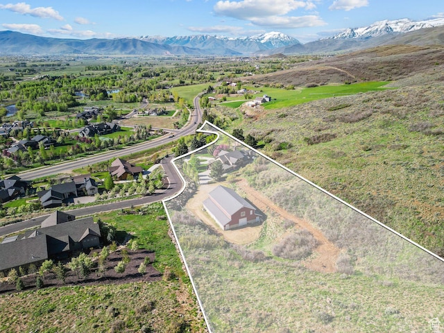 2499 River Meadows Ln, Midway, UT 84049 - drone / aerial view of mountains