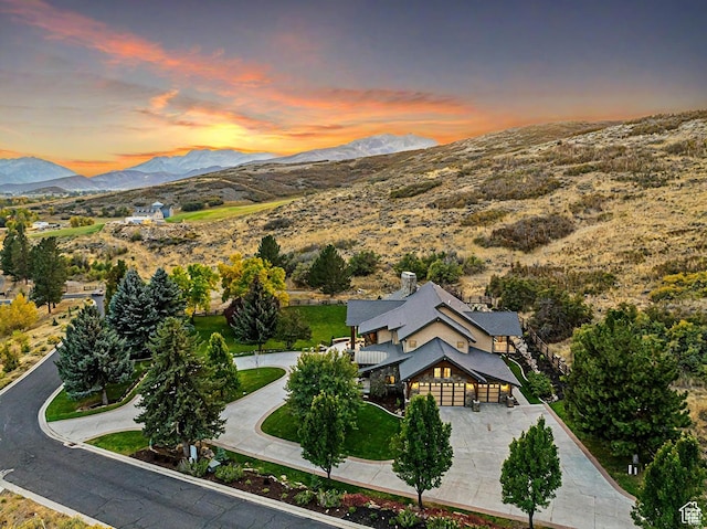 2499 River Meadows Ln, Midway, UT 84049 - aerial view of property and surrounding area featuring a mountain backdrop