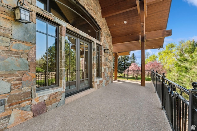 2499 River Meadows Ln, Midway, UT 84049 - patio / terrace featuring french doors