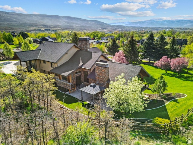 2499 River Meadows Ln, Midway, UT 84049 - view from above of property featuring a mountain backdrop