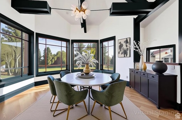 2499 River Meadows Ln, Midway, UT 84049 - dining space with light wood-style flooring and plenty of natural light