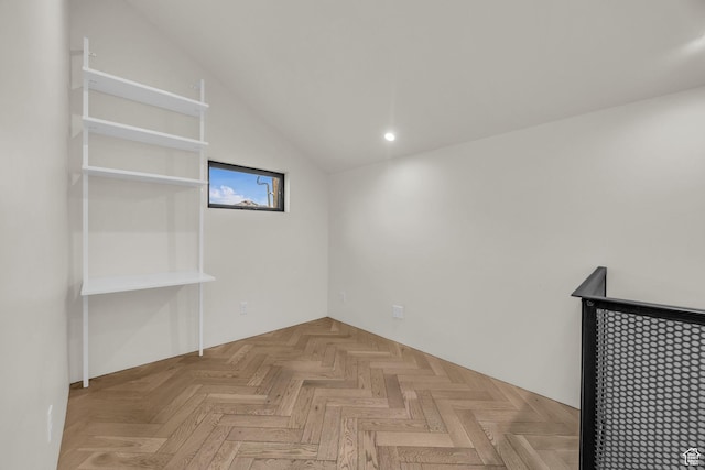 view of spare room