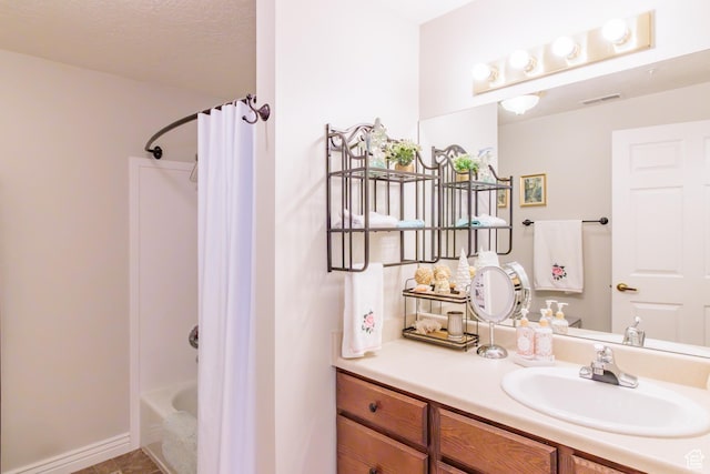 502 S 1040 E Unit 133, American Fork, UT 84003 - bathroom with shower / bathtub combination with curtain, vanity, and visible vents