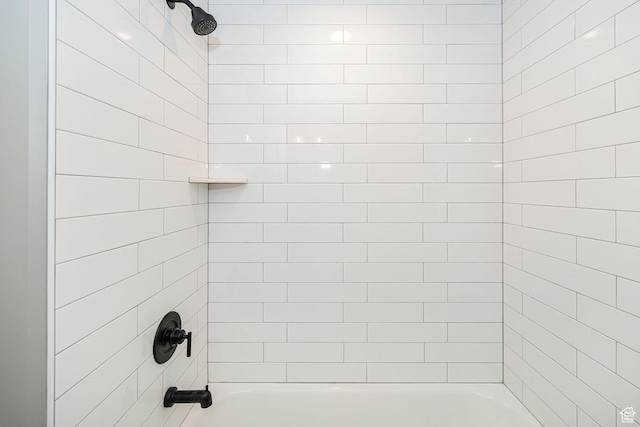 full bathroom with tub / shower combination