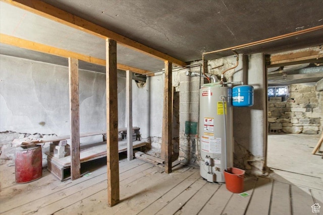 205 S Main St, Manti, UT 84642 - basement with gas water heater