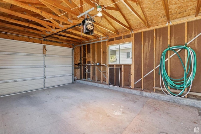 205 S Main St, Manti, UT 84642 - garage featuring a garage door opener
