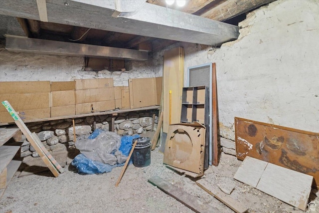 205 S Main St, Manti, UT 84642 - view of unfinished basement