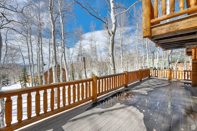 11551 E Marigold Ln Unit 1659, Heber City, UT 84032 - view of snow covered deck