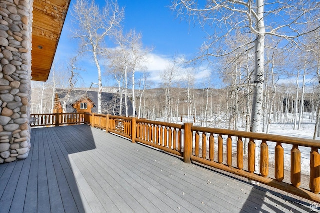 11551 E Marigold Ln Unit 1659, Heber City, UT 84032 - view of snow covered deck
