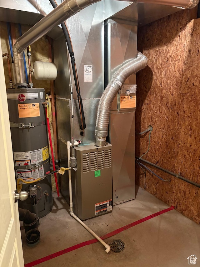 162 W Barry Links Way S, South Salt Lake, UT 84115 - utilities with water heater and heating unit