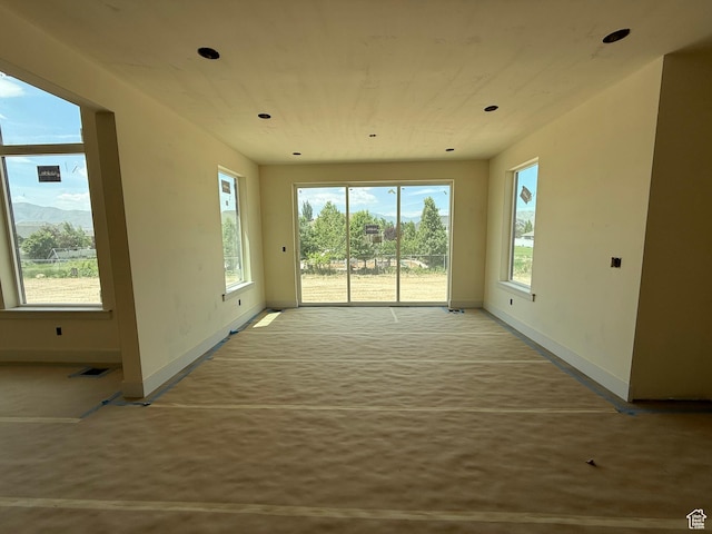 1362 S 1960 W Unit 3, Lehi, UT 84043 - spare room featuring light colored carpet, baseboards, and recessed lighting