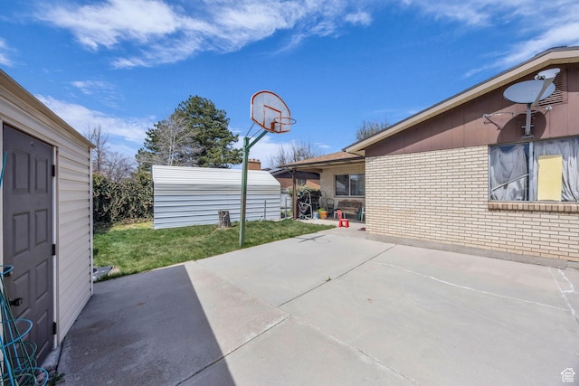 4926 S 3655 W, Taylorsville, UT 84129 - view of patio featuring an outbuilding