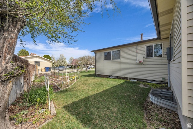 4926 S 3655 W, Taylorsville, UT 84129 - view of yard with fence and a vegetable garden